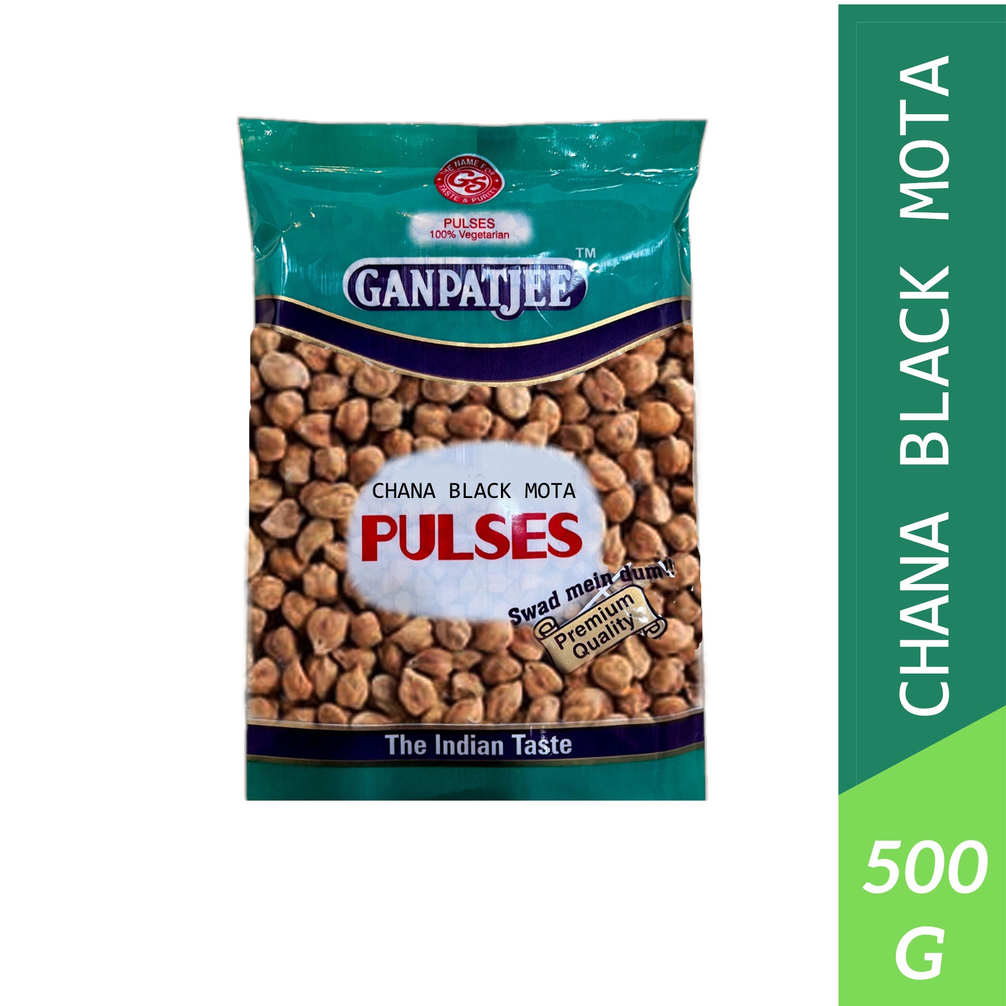 Ganpatjee Black Chana Mota 500G