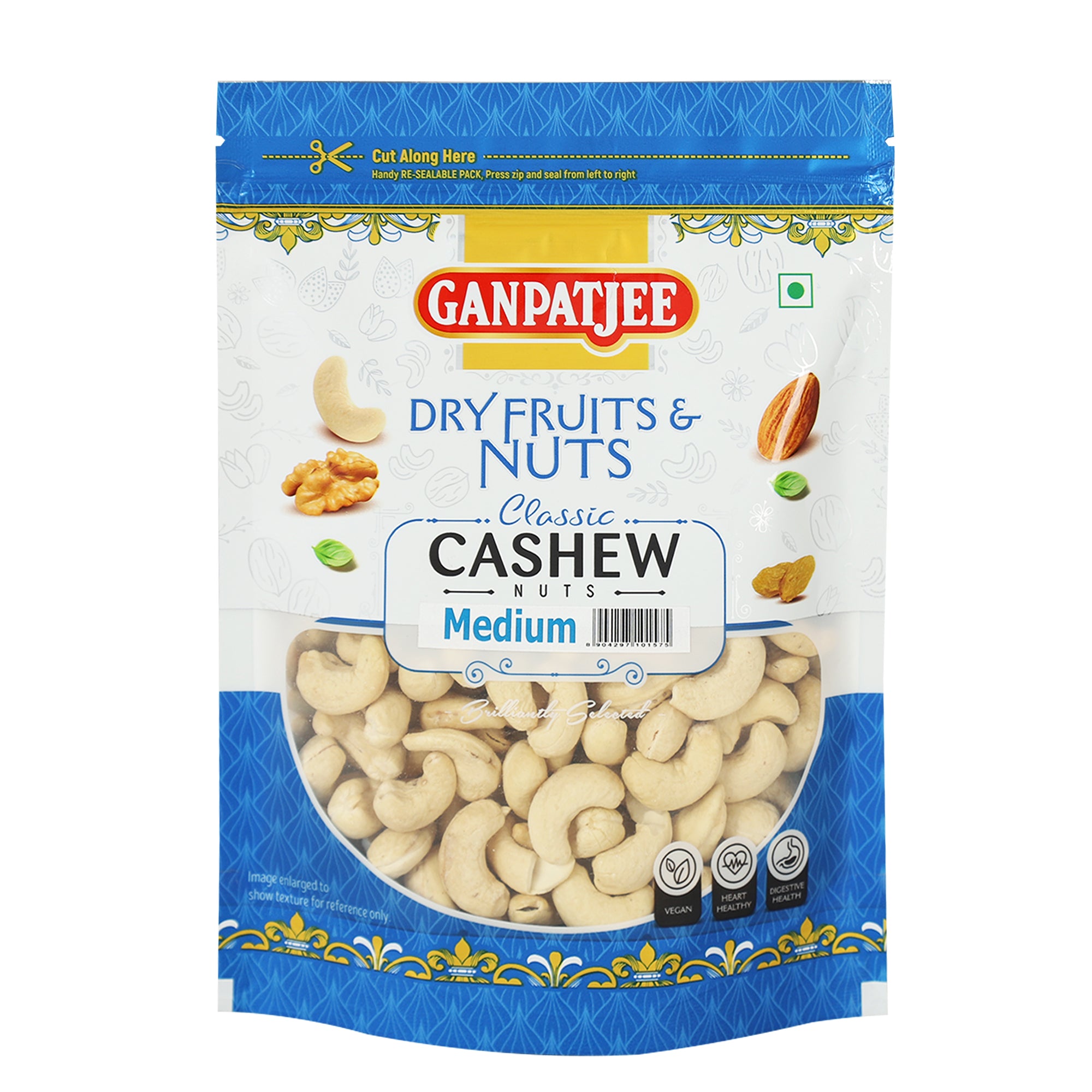 Ganpatjee Whole Cashew Kaju Medium