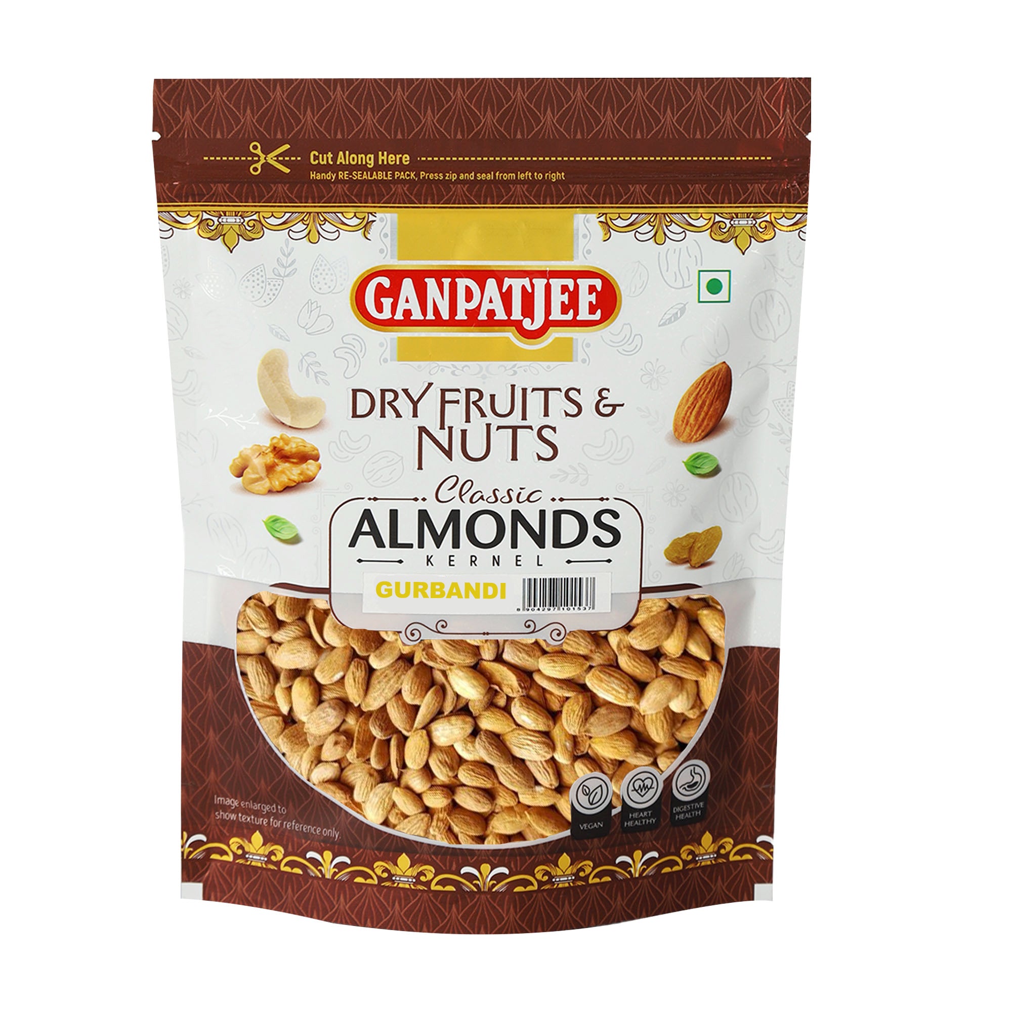Ganpatjee Badamgiri Almonds Gurbandi Premium 250g