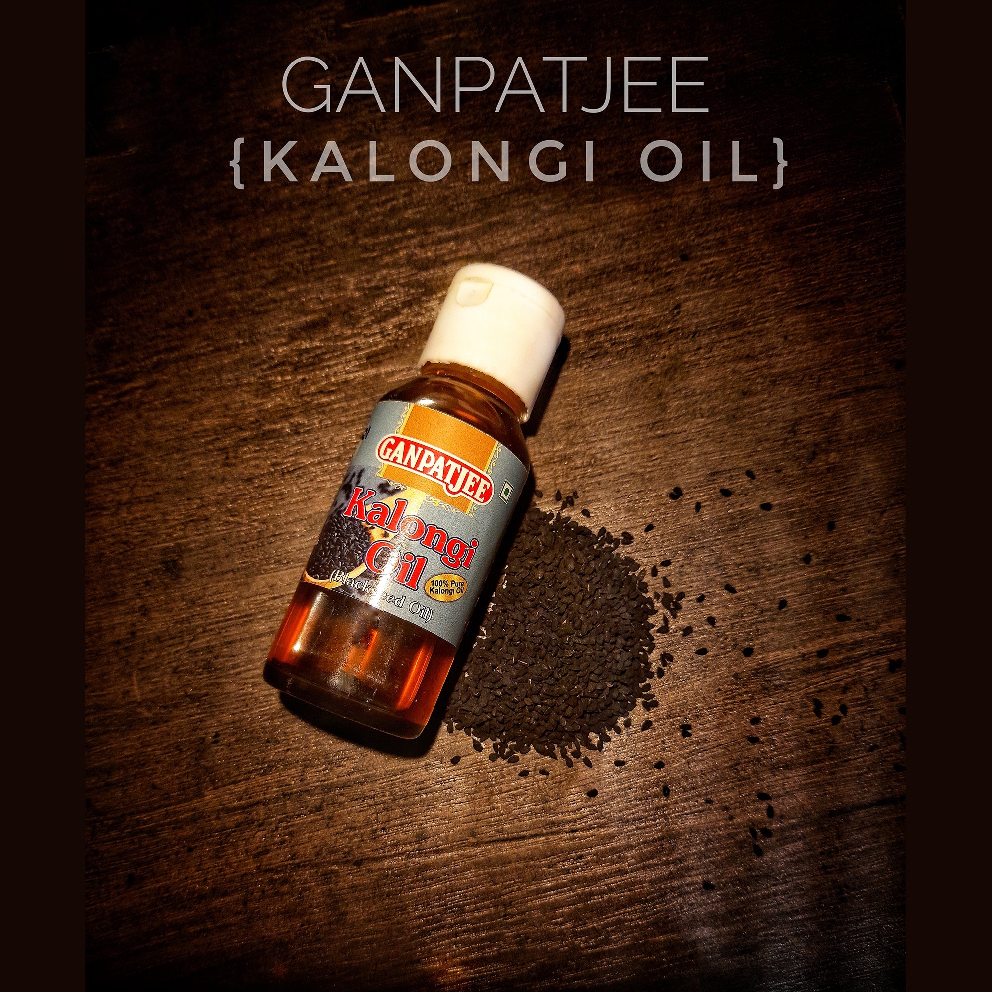 Ganpatjee Kalonji Oil, 50g | Blackseed Onion Oil