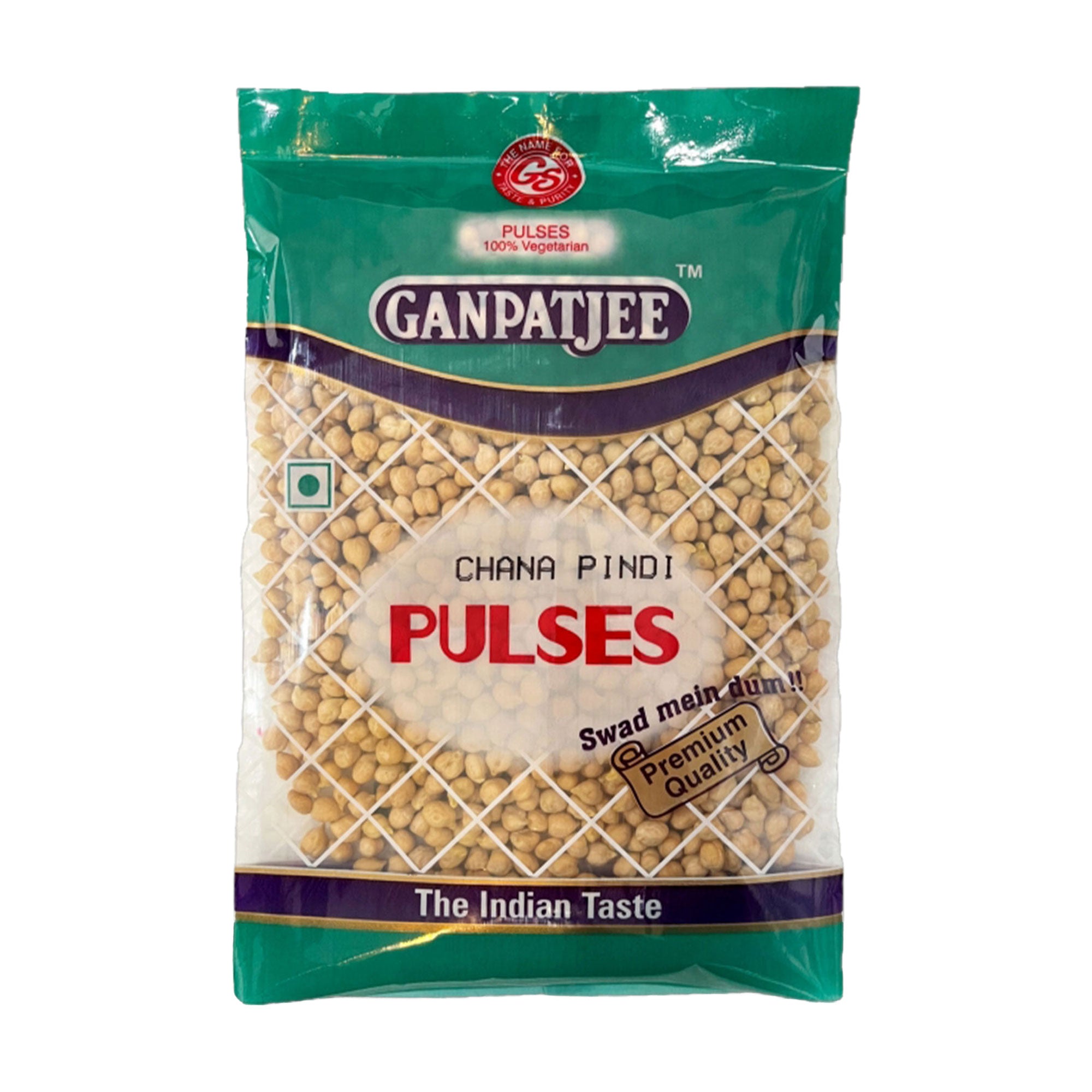 Ganpatjee Chana White Pindi 500G