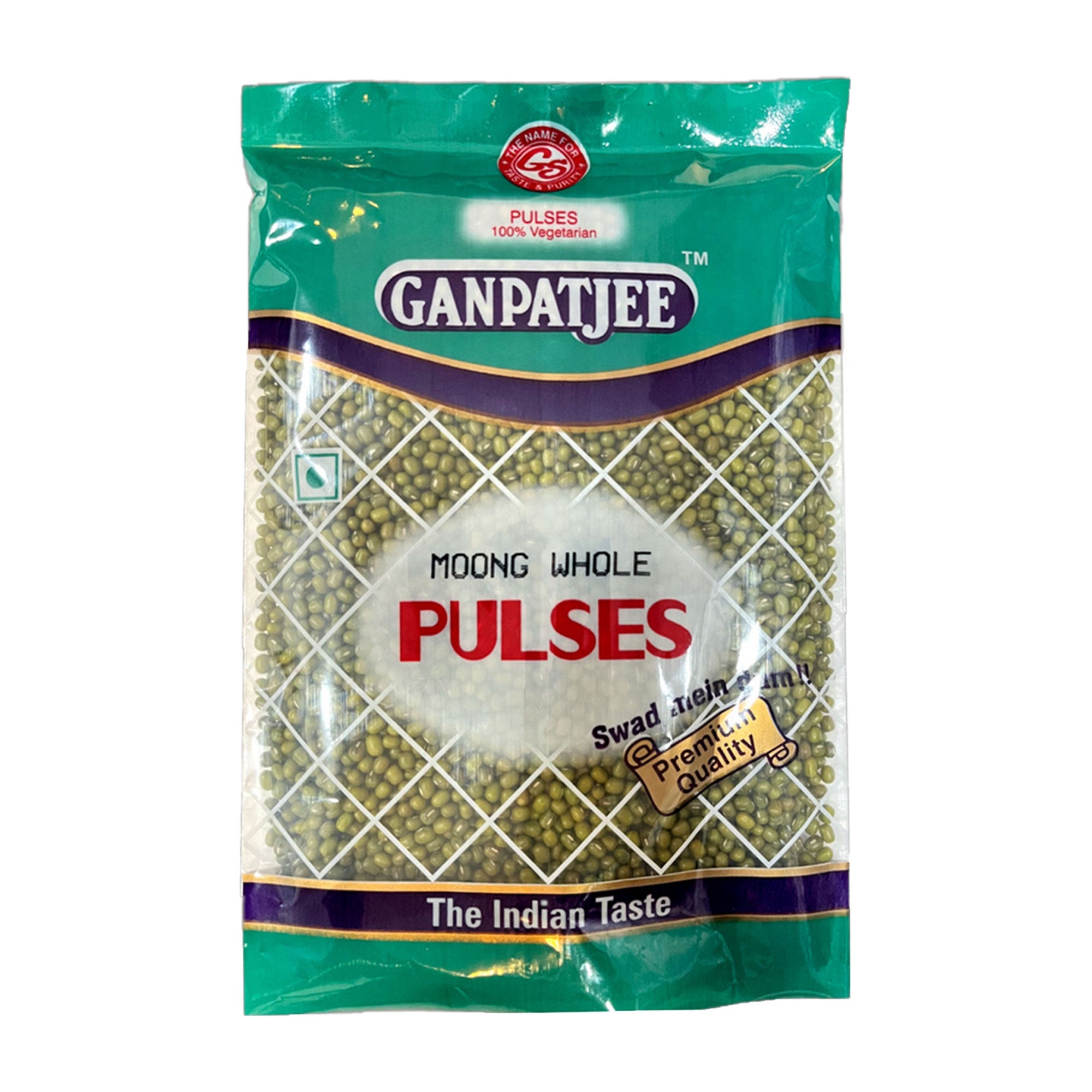 Ganpatjee Moong Whole 500G | Moong Sabut