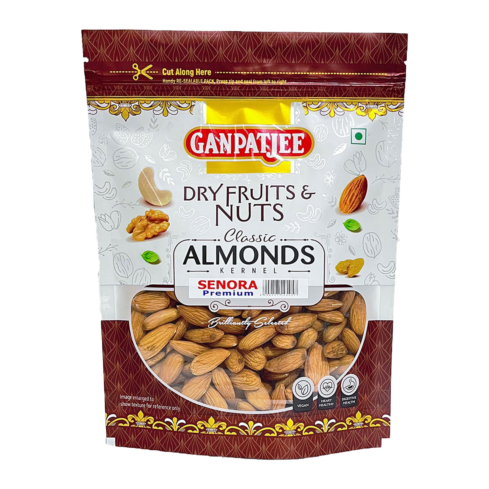Ganpatjee Badamgiri Almonds Senora Premium