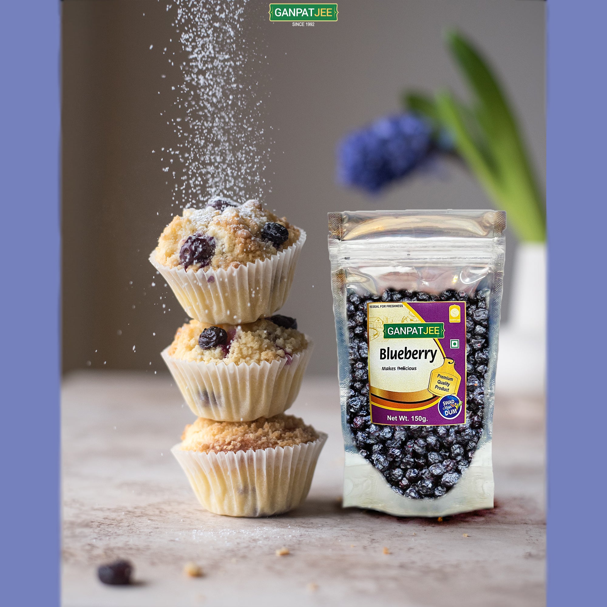 Ganpatjee Blueberry 150G