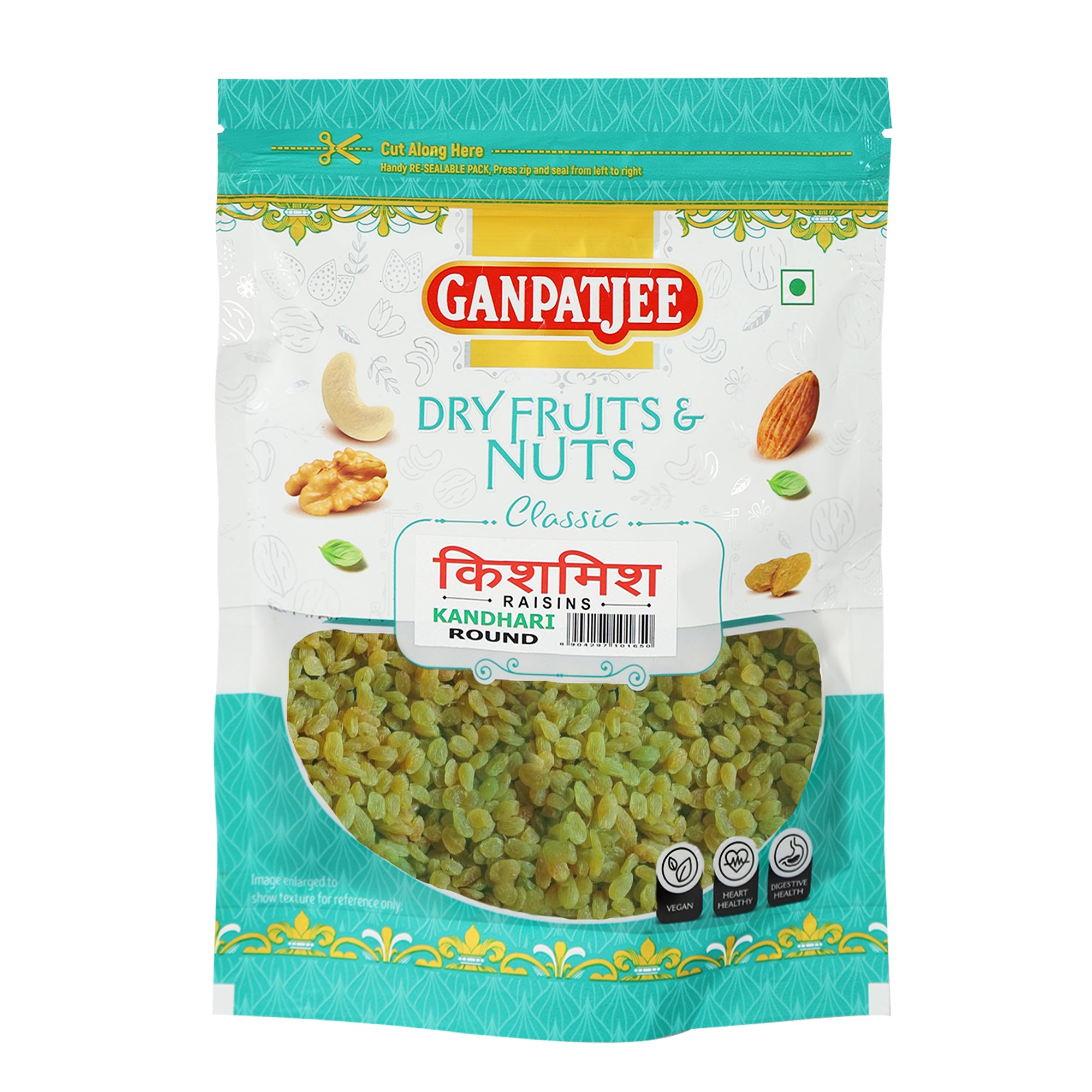 Ganpatjee Raisins Kishmish Kandhari Round Regular