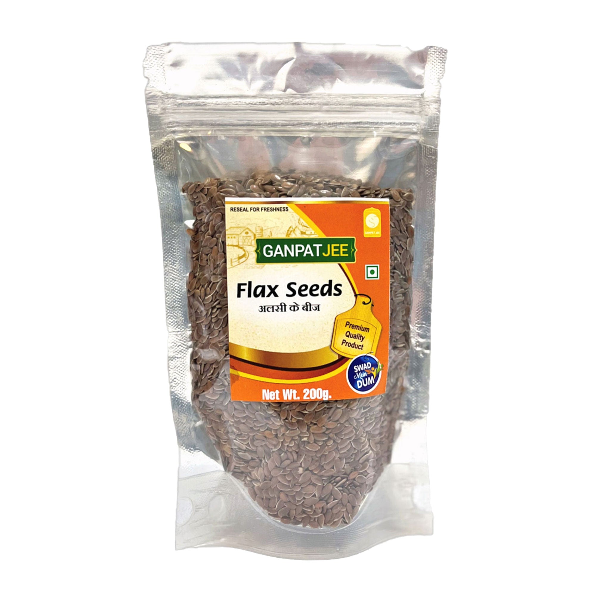 Ganpatjee Flax Seeds 200G | Alcee Seeds