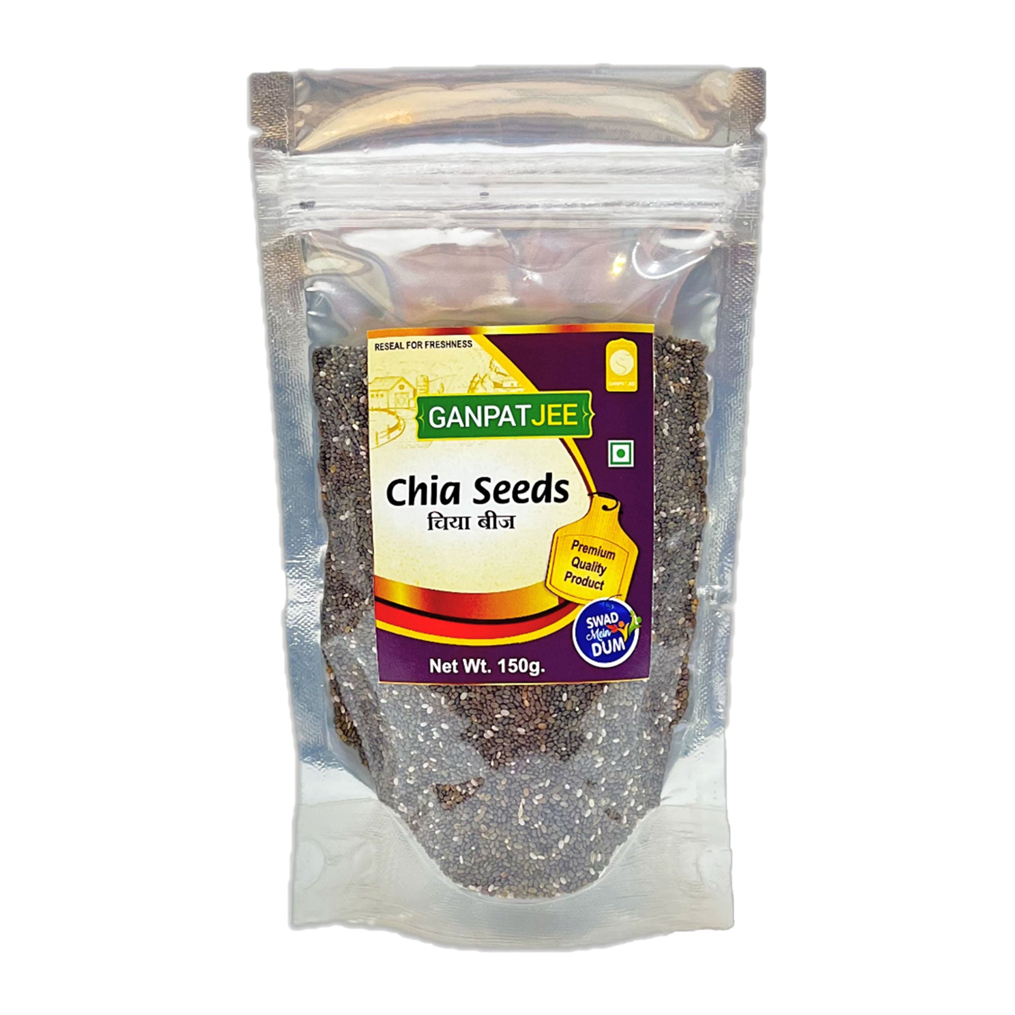 Ganpatjee Chia Seeds, 150G