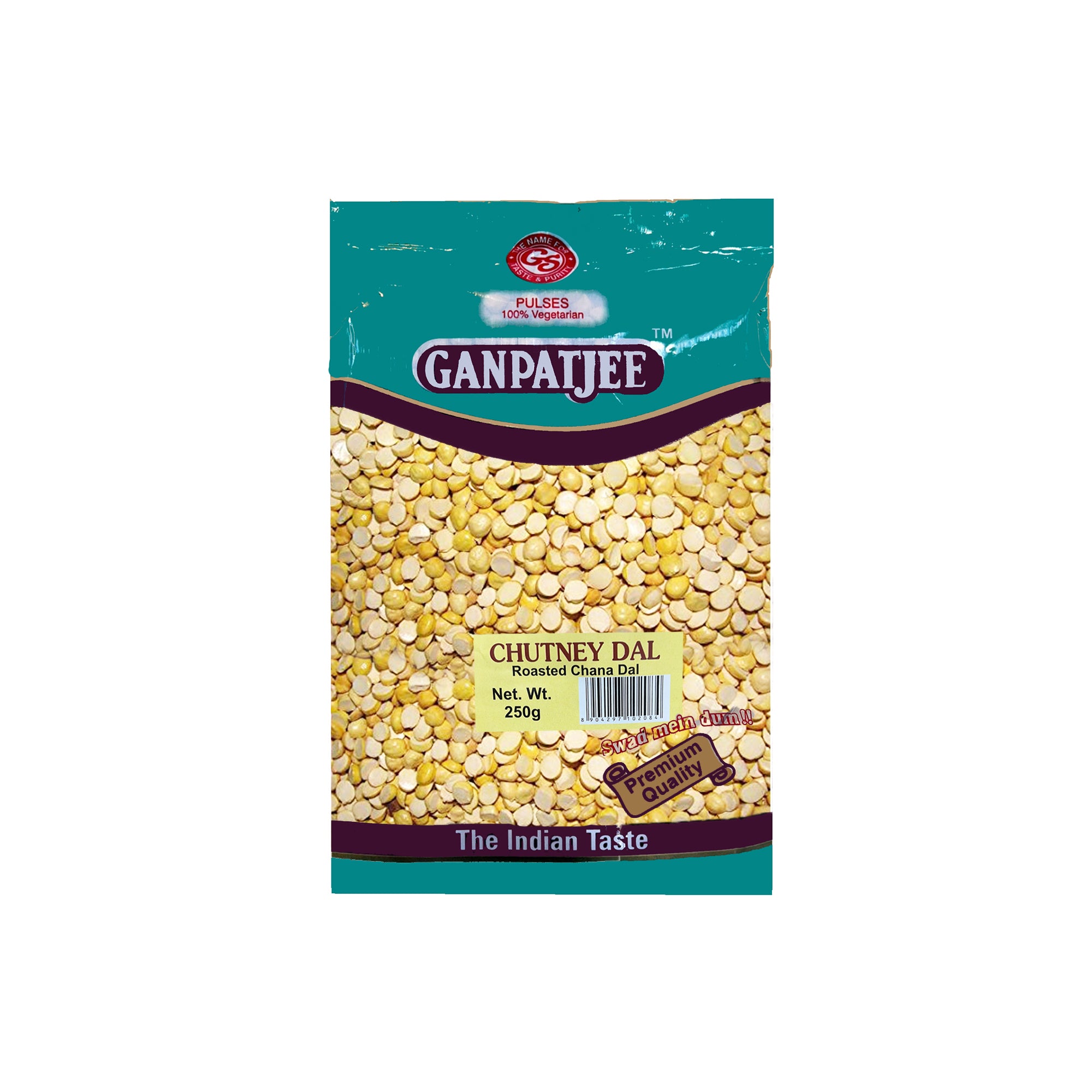 Ganpatjee Chutney Dal 250g | Roasted Chana Dal