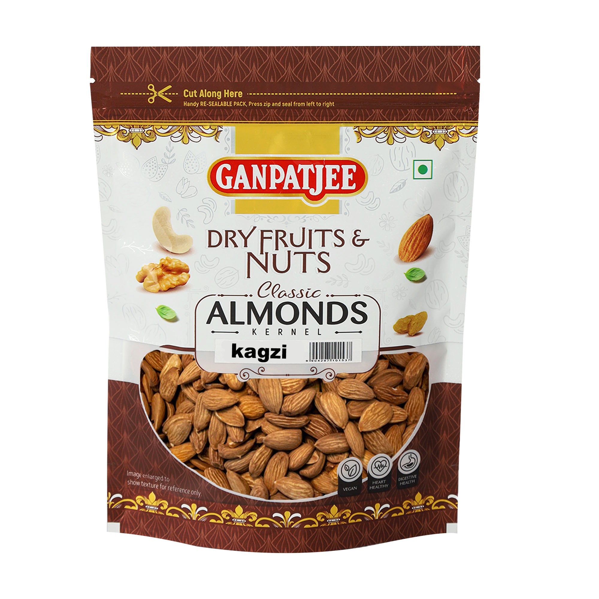 Ganpatjee Badamgiri Almonds Kagzi Premium 250g