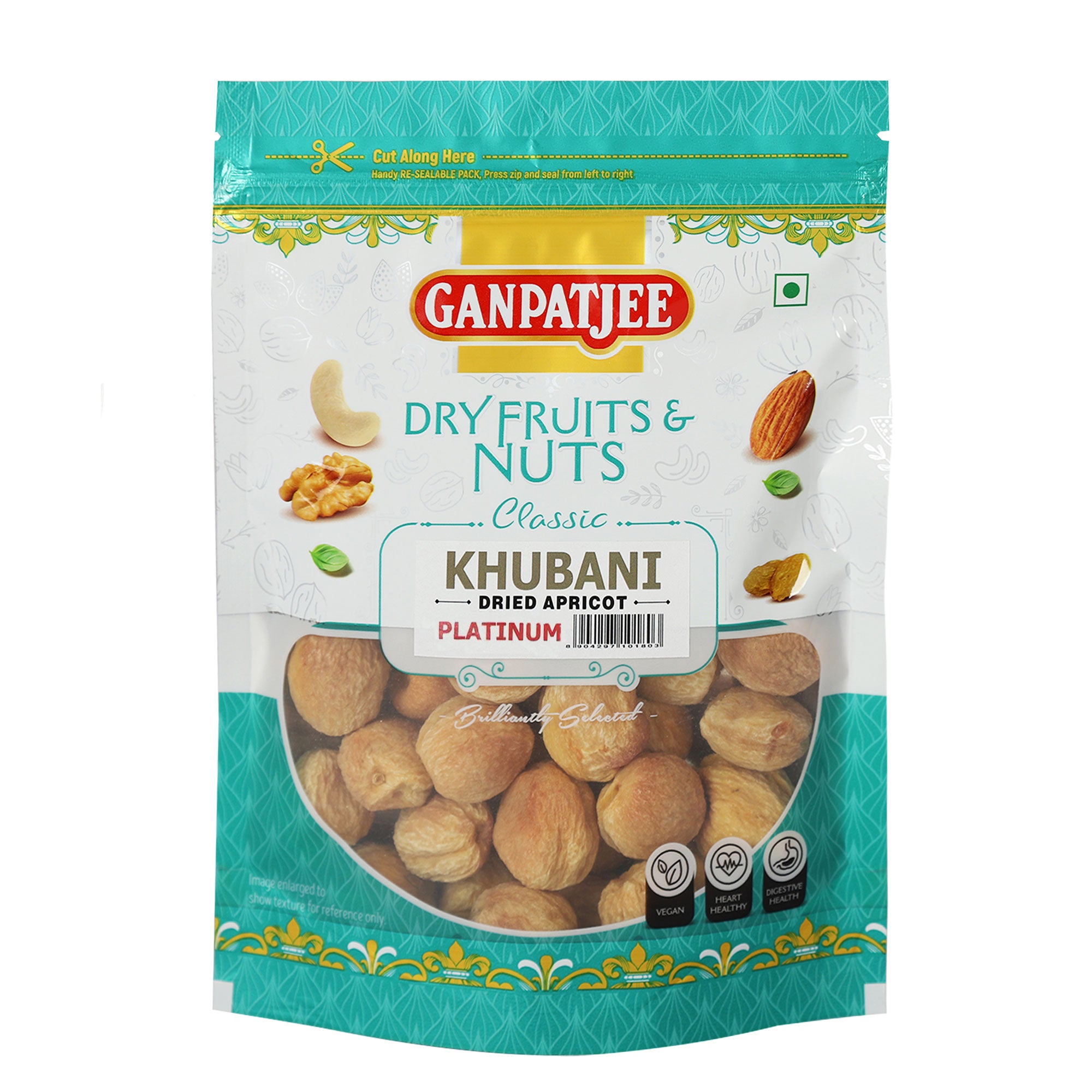 Ganpatjee Dried Apricot Khubani Platinum 250g