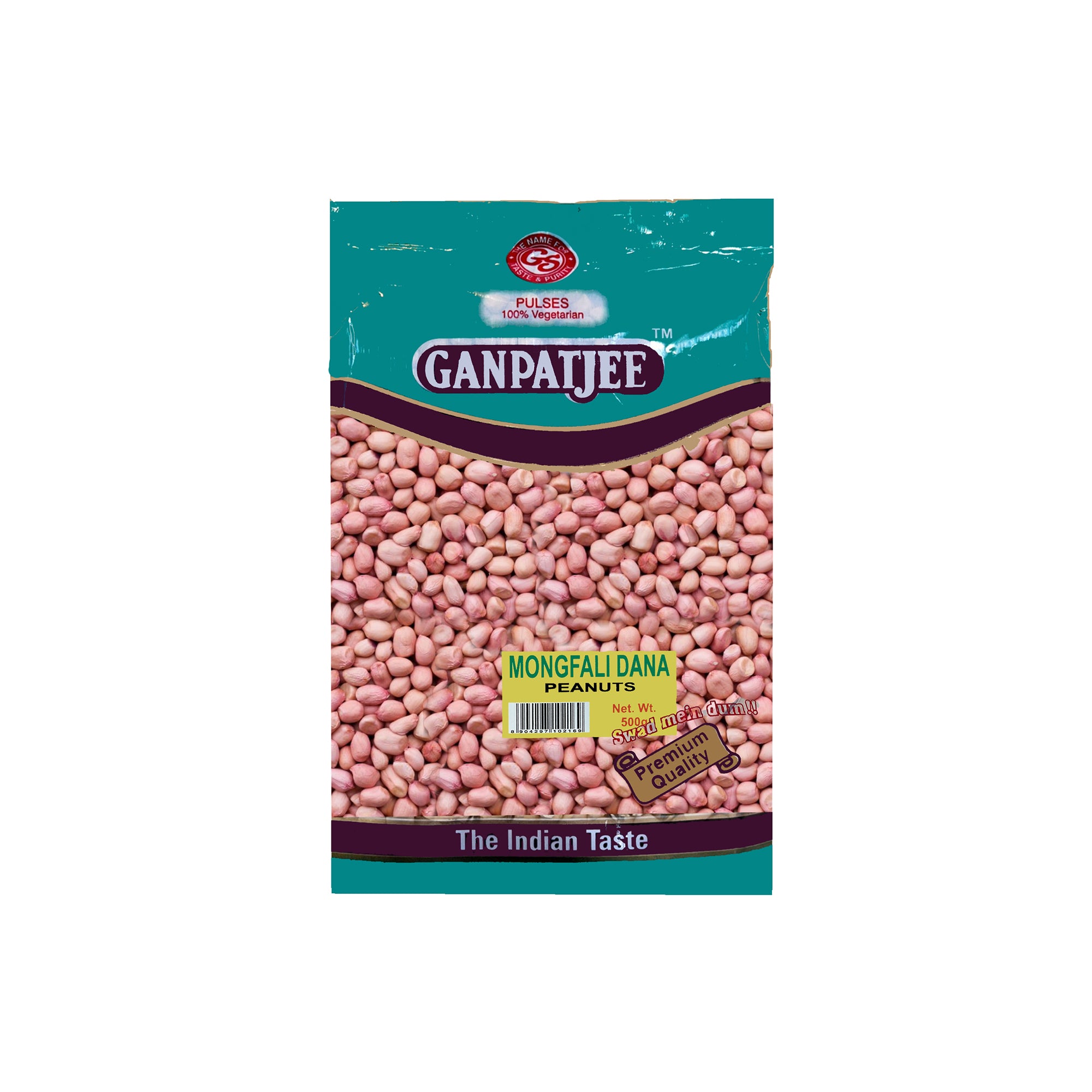 Ganpatjee Moongfali Dana 500g | Raw Peanuts