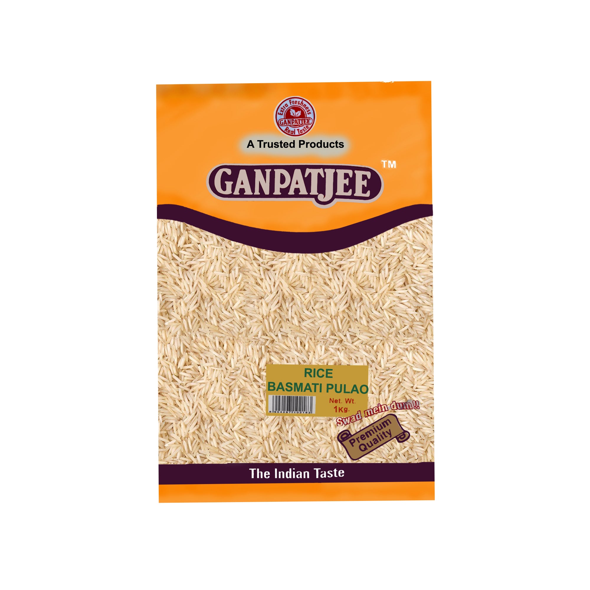 Ganpatjee Basmati Pulao Rice 1kg