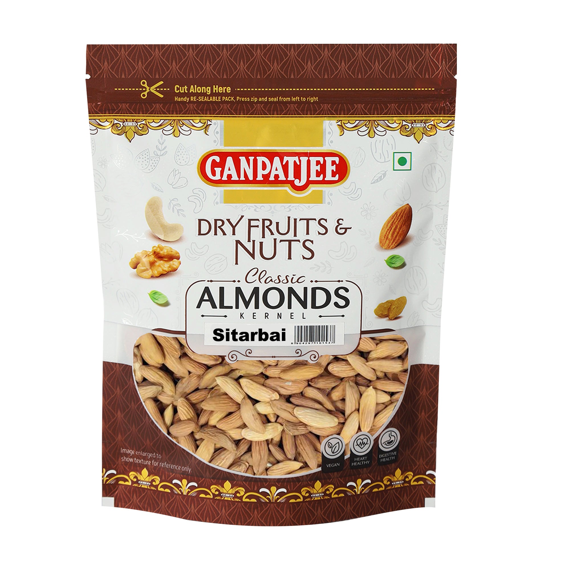 Ganpatjee Badamgiri Almonds Sitarbai Premium 250g